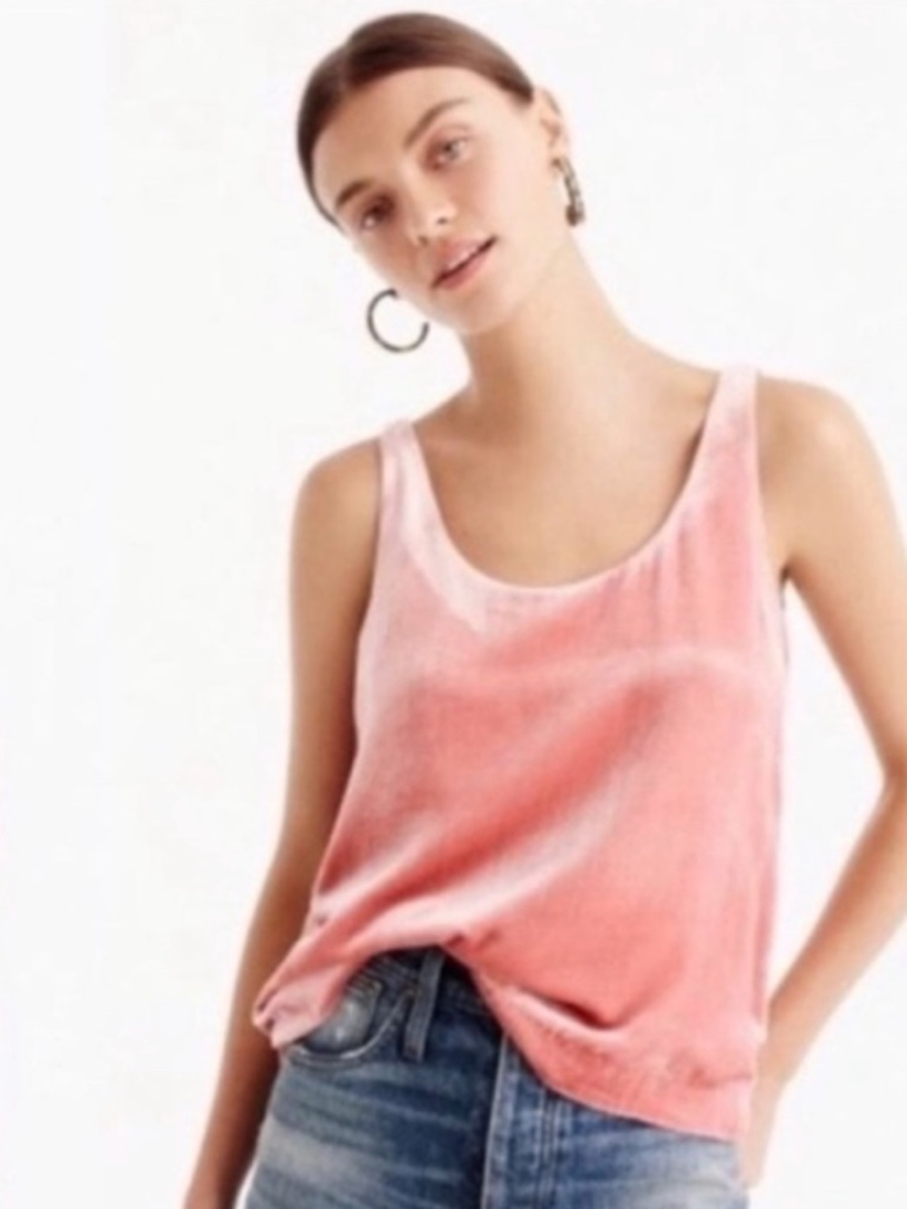 J. Crew Velvet Tank - 3-pak, Size M/10
